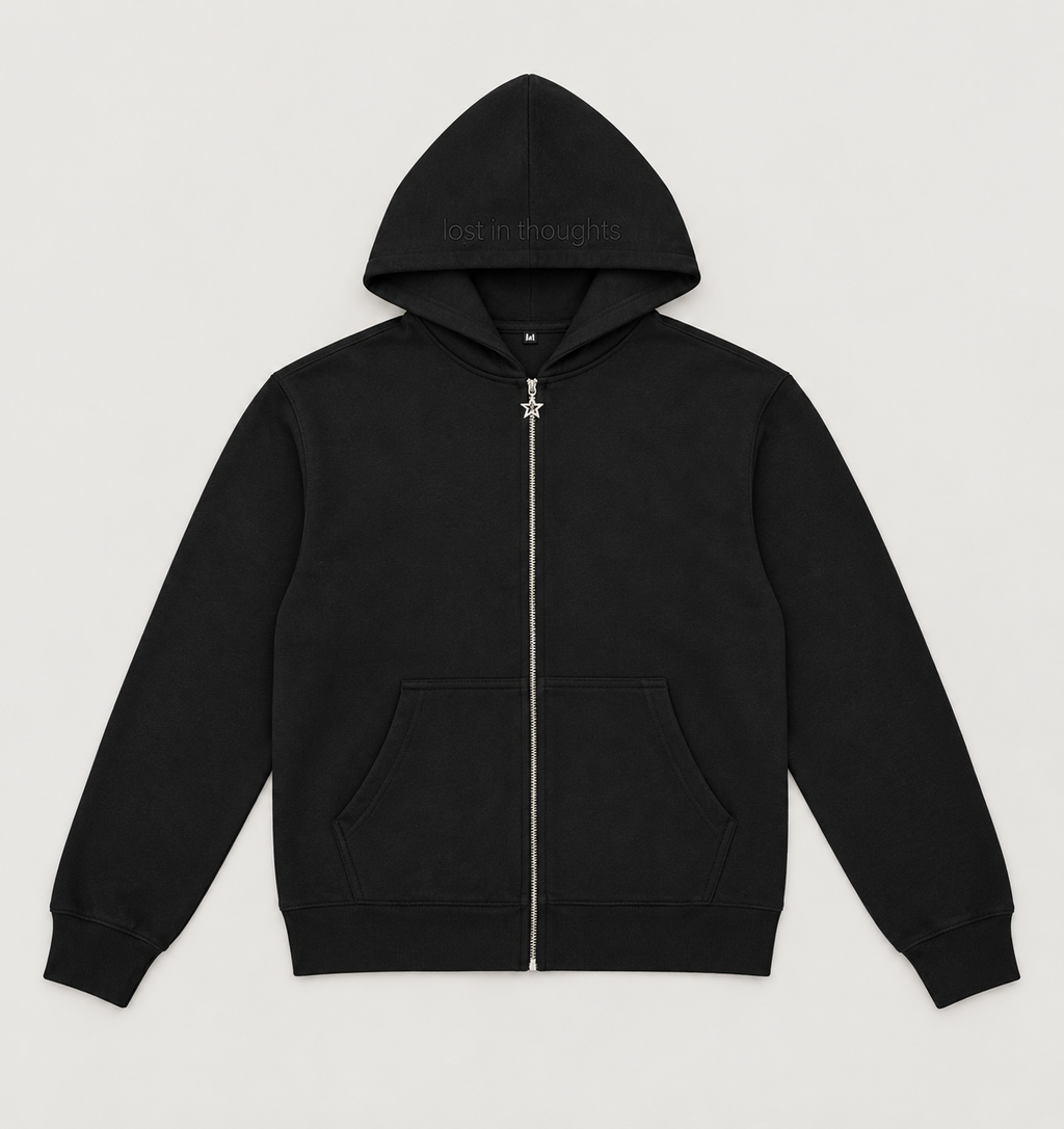 Black zip up