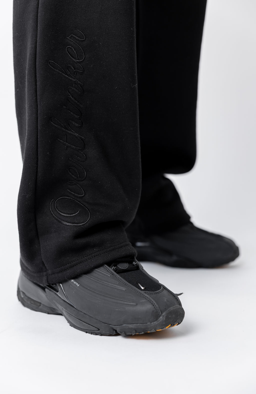 Matte Black rope sweatpants