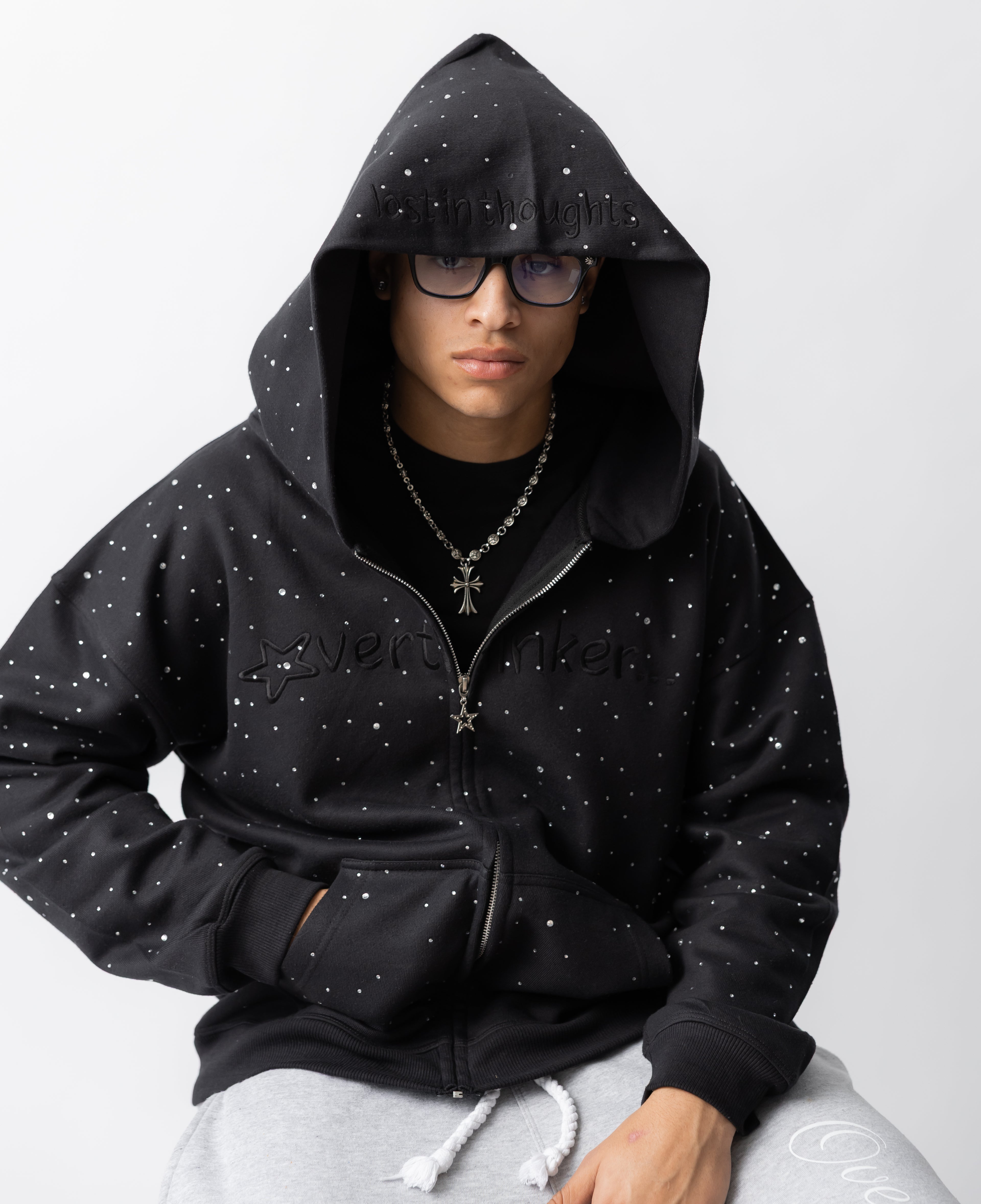 "StarryNight" zip up hoodie